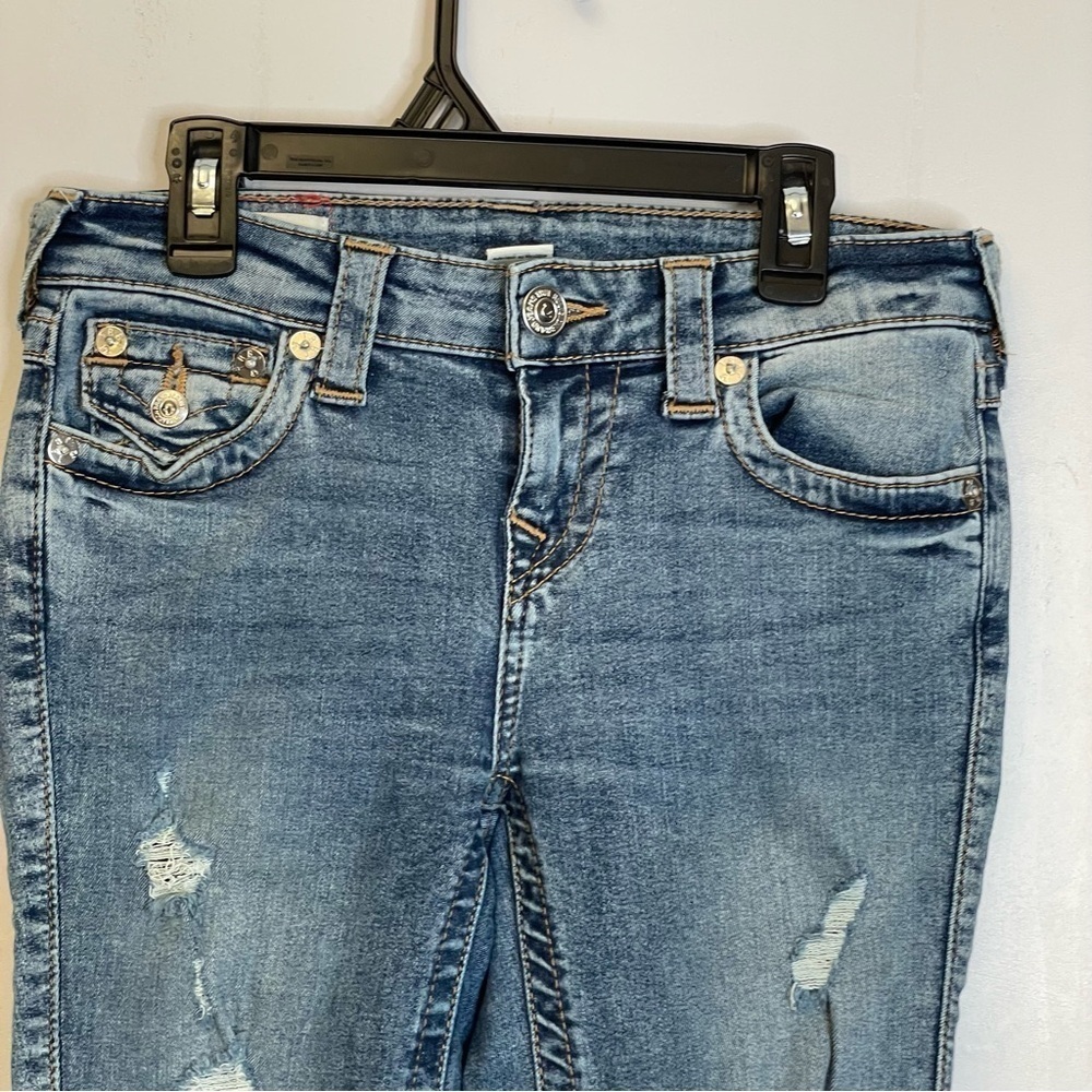 true religion Halle mid-rise super skinny distressed jeans - Picture 4 of 15